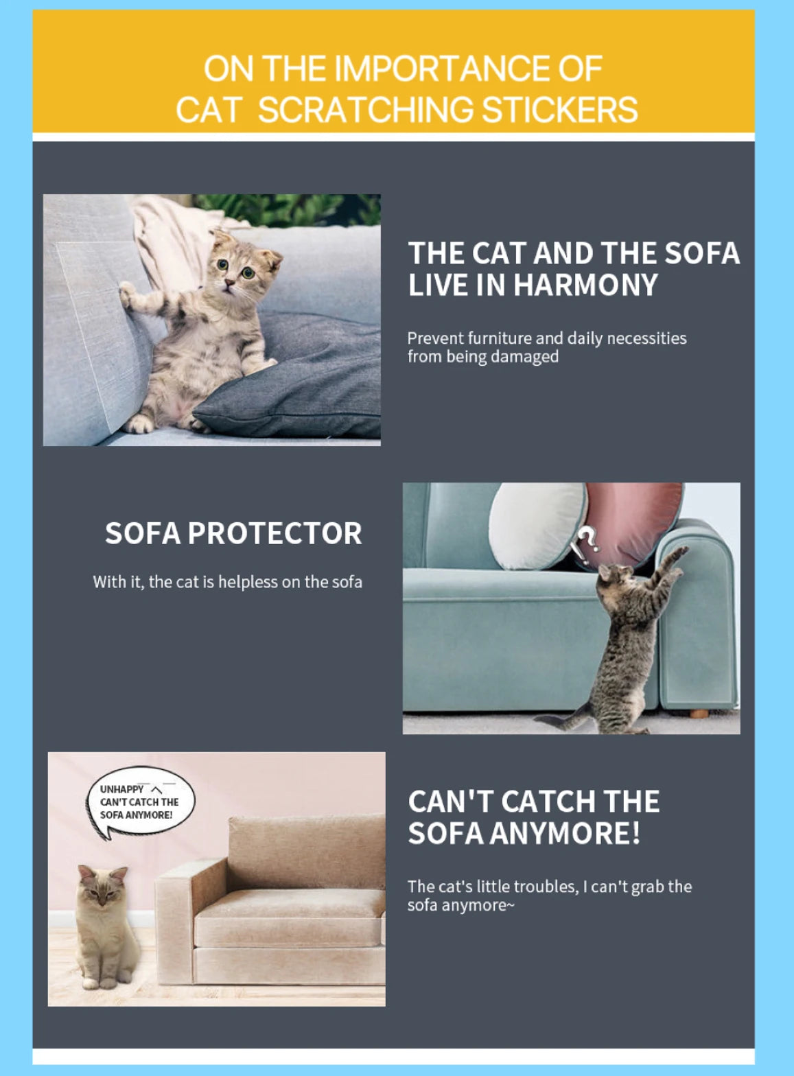 Cinta Antiarañazos Transparente para Gatos – Entrenamiento y Protección de Muebles – Residuo Cero
