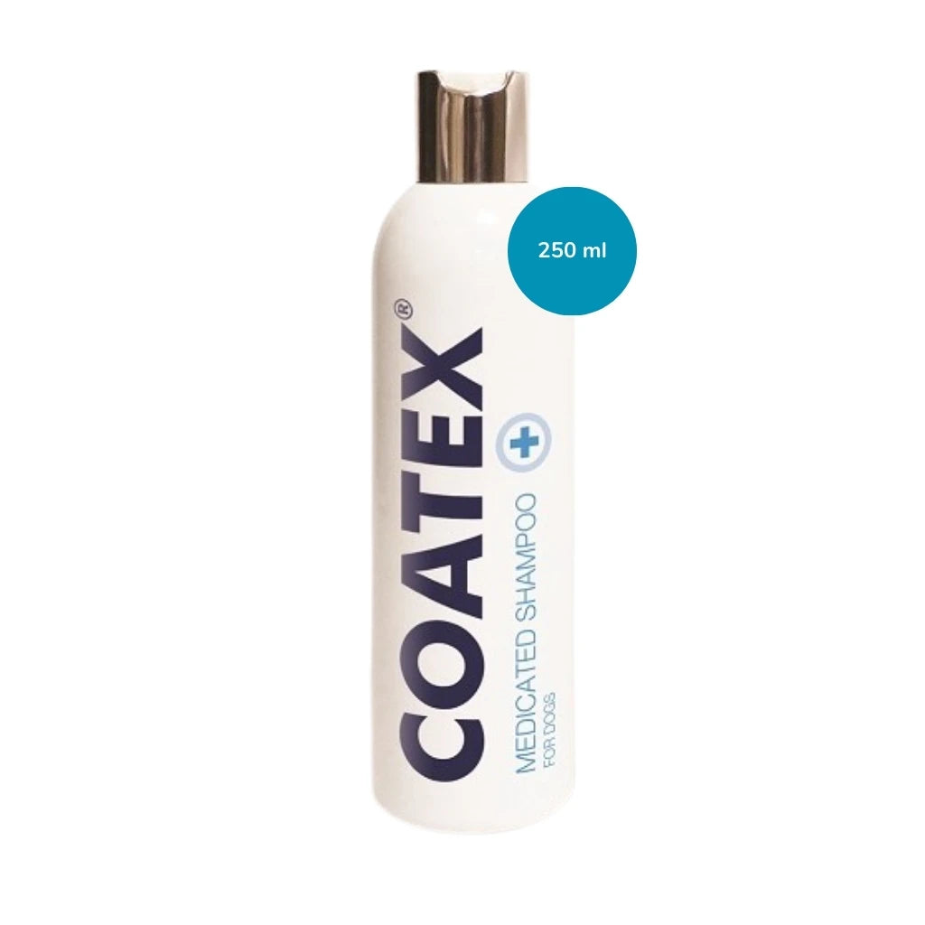 Champú Dermatológico Antibacteriano y Antifúngico para Mascotas – Coatex (250ml / 500ml)