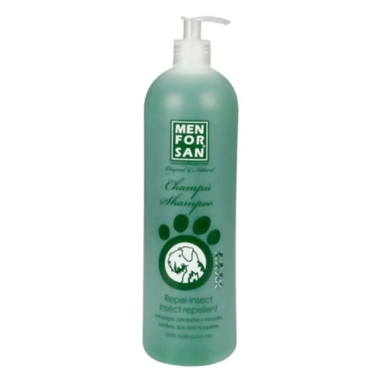 Champú Repelente para Perros con Citronela – Protección Natural contra Pulgas y Garrapatas (Menforsan, 300ml aprox.)