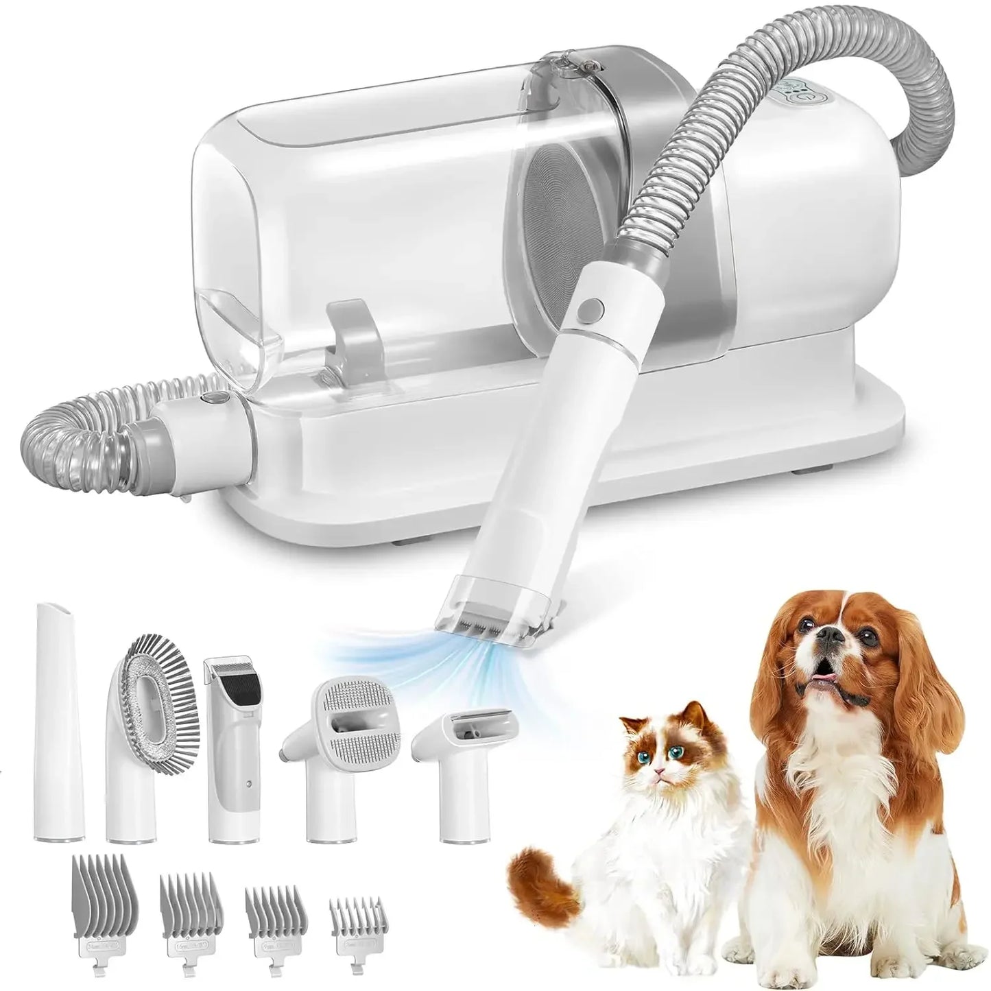 Olvídate del Pelo en Casa – Aspiradora Con Filtro HEPA, Silenciosa, con Cepillo para Mascotas y Recipiente de 2,3L