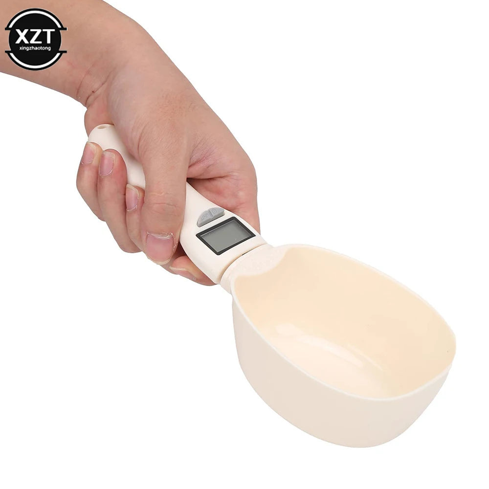 Cuchara Medidora Digital con Pantalla LED – Precisión para Alimentos de Perros y Gatos, Ideal para Control de Dieta