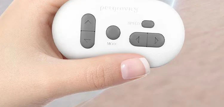 Juguete Interactivo Inteligente para Gatos y Perros con Mando y Sensor de Obstáculos – Recargable USB y Modo Autónomo