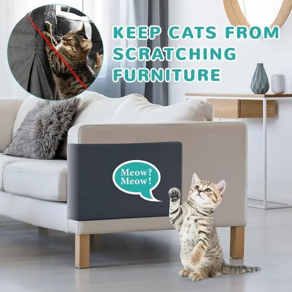 Alfombra Antiarañazos para Gatos – Autoadhesiva y Reutilizable – Protección de Sofás, Paredes y Muebles