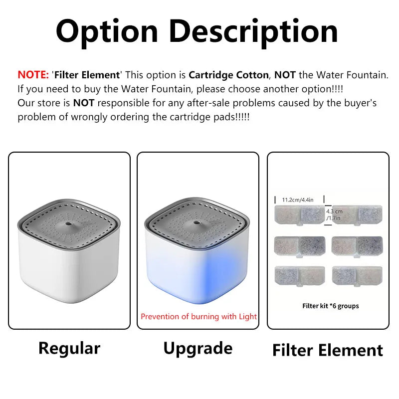 Fuente de Agua Automática para Gatos – 3L, Filtro Recirculante, Ultra Silenciosa, USB