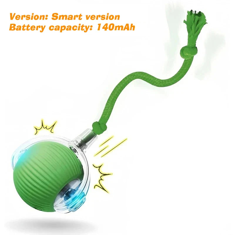Juguete Interactivo Inteligente para Gatos y Perros con Mando y Sensor de Obstáculos – Recargable USB y Modo Autónomo