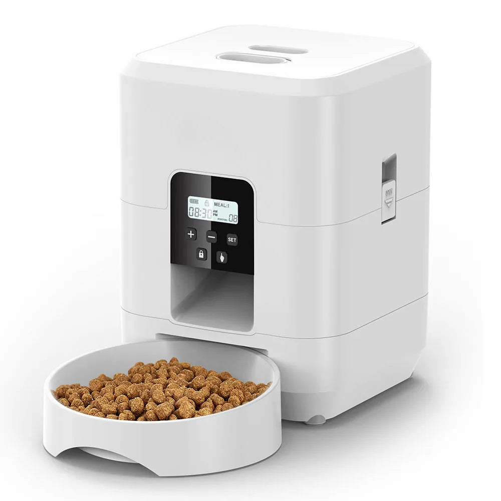Comedero Automático WiFi para Mascotas – Programable con Pantalla LCD, Capacidad 2L