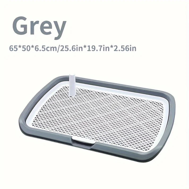 Dog Potty Training Toilet, Plastic Dog Pee Pad Holder With Removable Net, Reusable Dog Potty Trainer Dog Toilet Tray For Pets Up