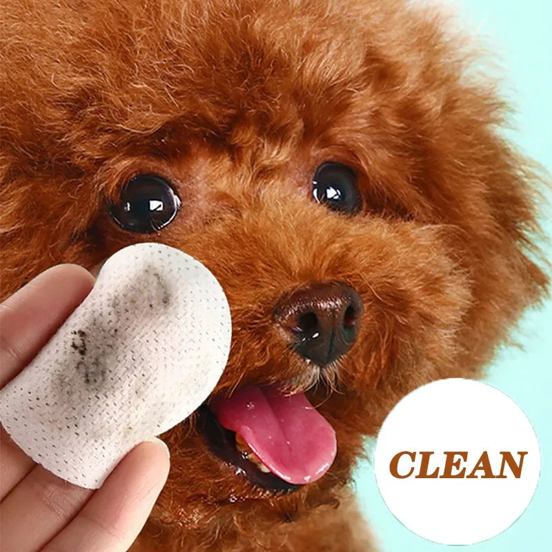 Toallitas Húmedas para Ojos de Mascotas – 130 Unidades | Gatos y Perros | Limpieza Suave y Sin Irritación
