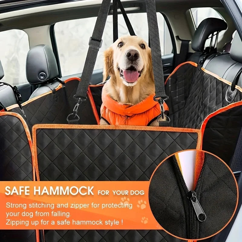 Asiento Protector para Perros – Viajes Seguros y Cómodos en Coche (Tamaño Mediano, Universal)