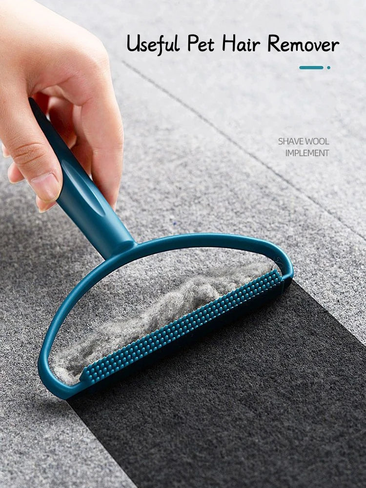 Elimina Pelos en Segundos – Cepillo Reutilizable de Silicona Doble Cara para Mascotas, Portátil y Reutilizable para Ropa, Sofás y Más