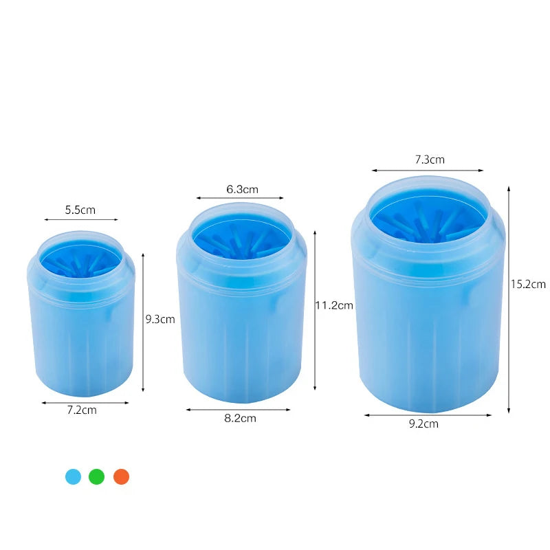 Vaso Limpiador de Patas para Mascotas – Suave, Eficiente y Portátil (3 Tamaños Disponibles)