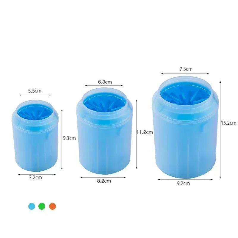 Vaso Limpiador de Patas para Mascotas – Suave, Eficiente y Portátil (3 Tamaños Disponibles)
