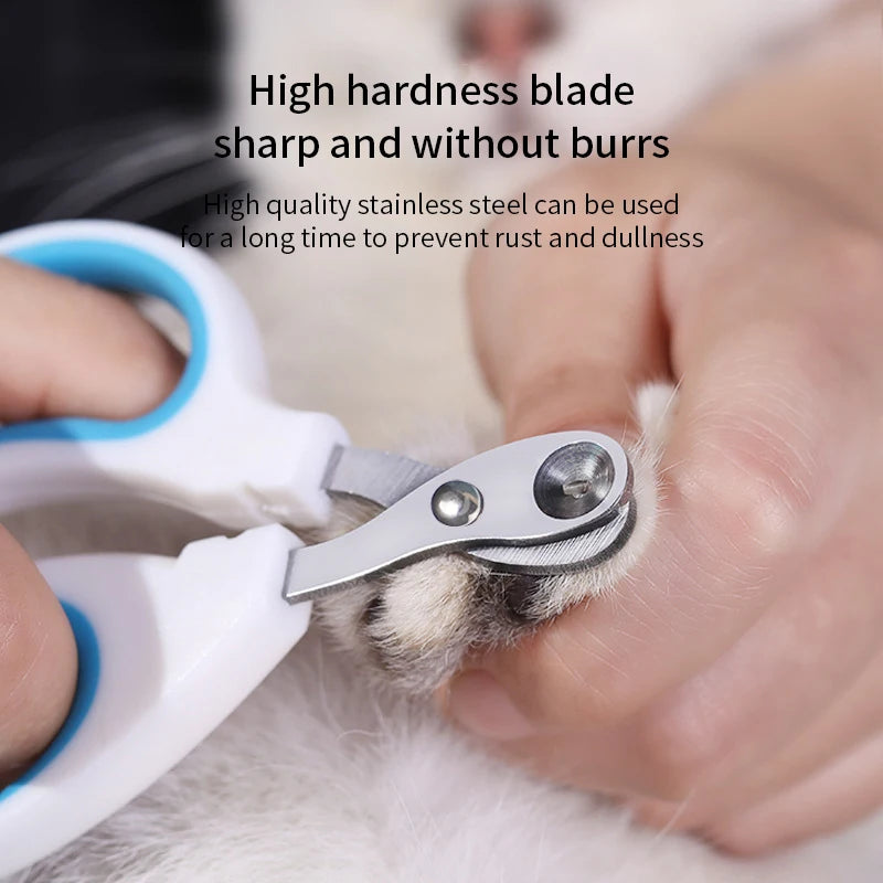 Cortaúñas Profesional de Acero Inoxidable para Gatos – Precisión y Seguridad en el Cuidado de Garras