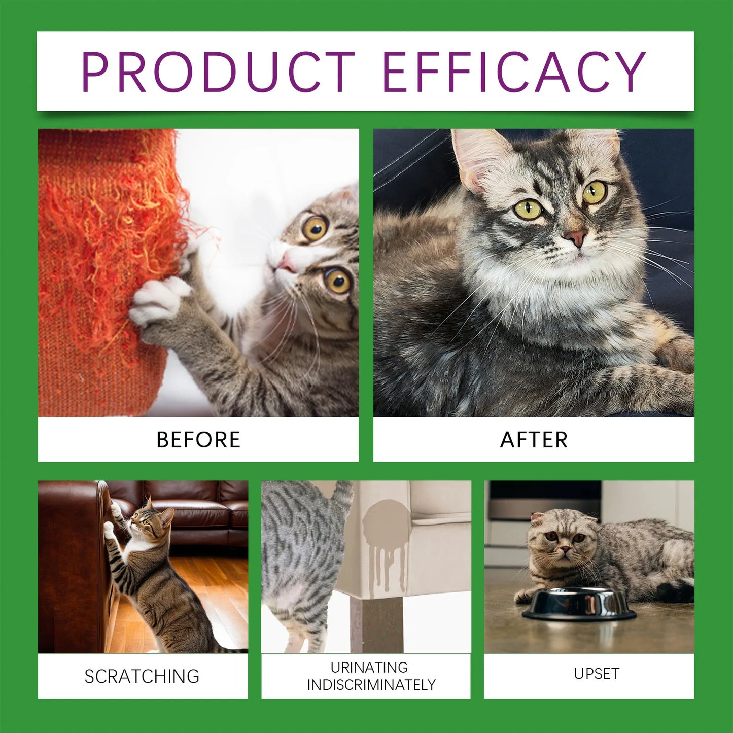 Difusor Calmante de Feromonas para Gatos YEGBONG – Anti-Estrés, Antiansiedad y Relajante Natural (45ml)