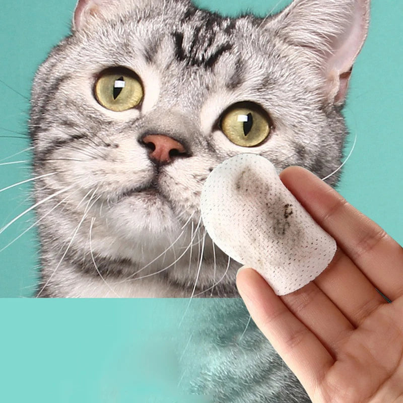 Toallitas Húmedas para Ojos de Mascotas – 130 Unidades | Gatos y Perros | Limpieza Suave y Sin Irritación