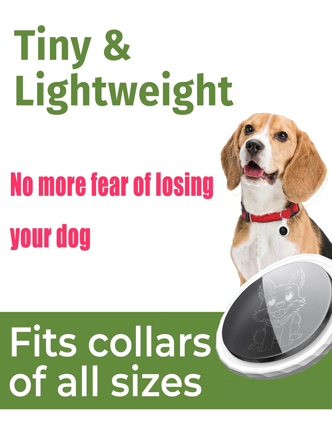 Localizador GPS Antipérdida para Perros y Gatos – Rastreador de Mascotas Impermeable, Precisión Extrema, Resistente al Frío y al Agua