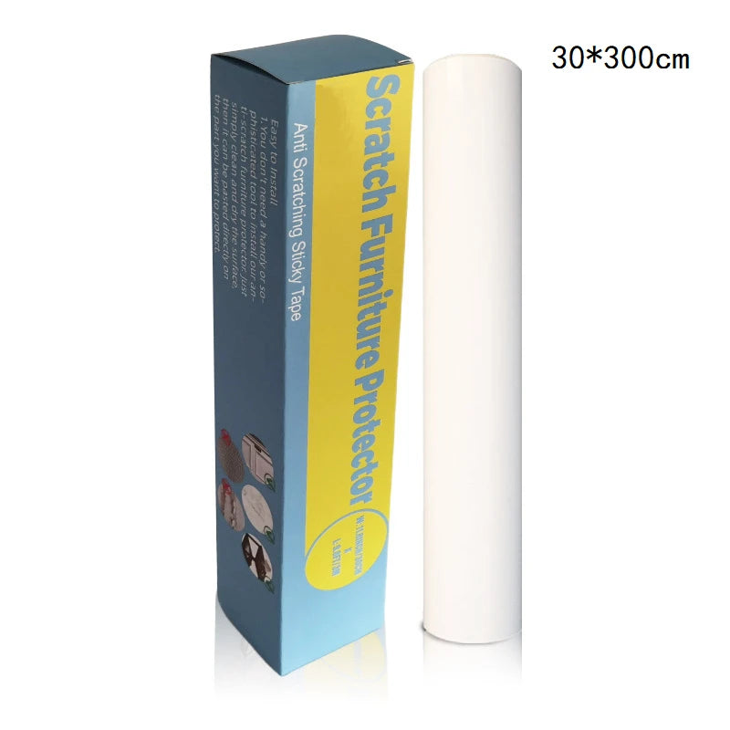 Cinta Antiarañazos Transparente para Gatos – Entrenamiento y Protección de Muebles – Residuo Cero