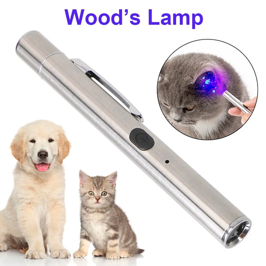 Lámpara UV Veterinaria para Gatos – Detección de Hongos, Acaros y Tiña | Resistente al Agua