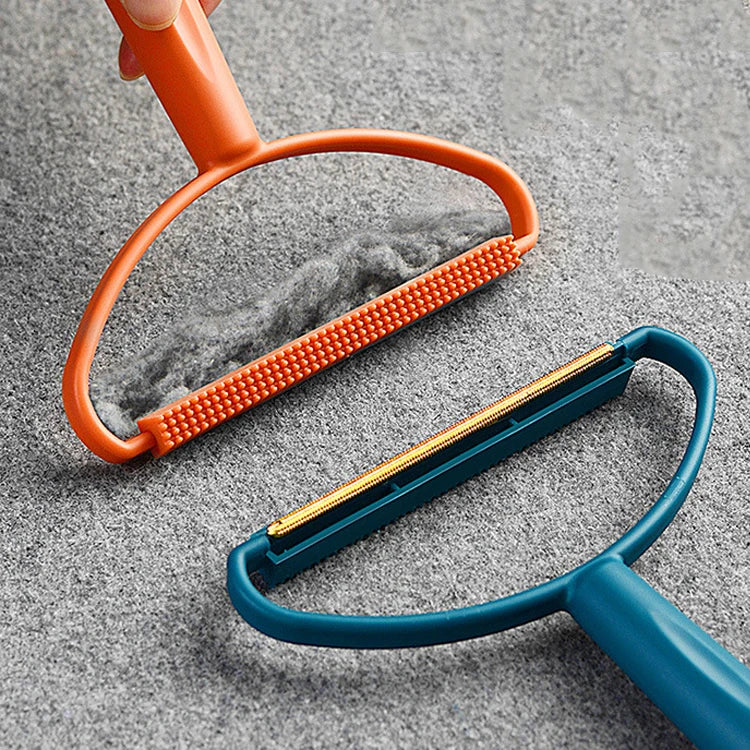Elimina Pelos en Segundos – Cepillo Reutilizable de Silicona Doble Cara para Mascotas, Portátil y Reutilizable para Ropa, Sofás y Más