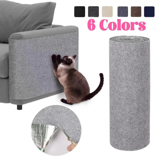 Alfombra Antiarañazos para Gatos – Autoadhesiva y Reutilizable – Protección de Sofás, Paredes y Muebles
