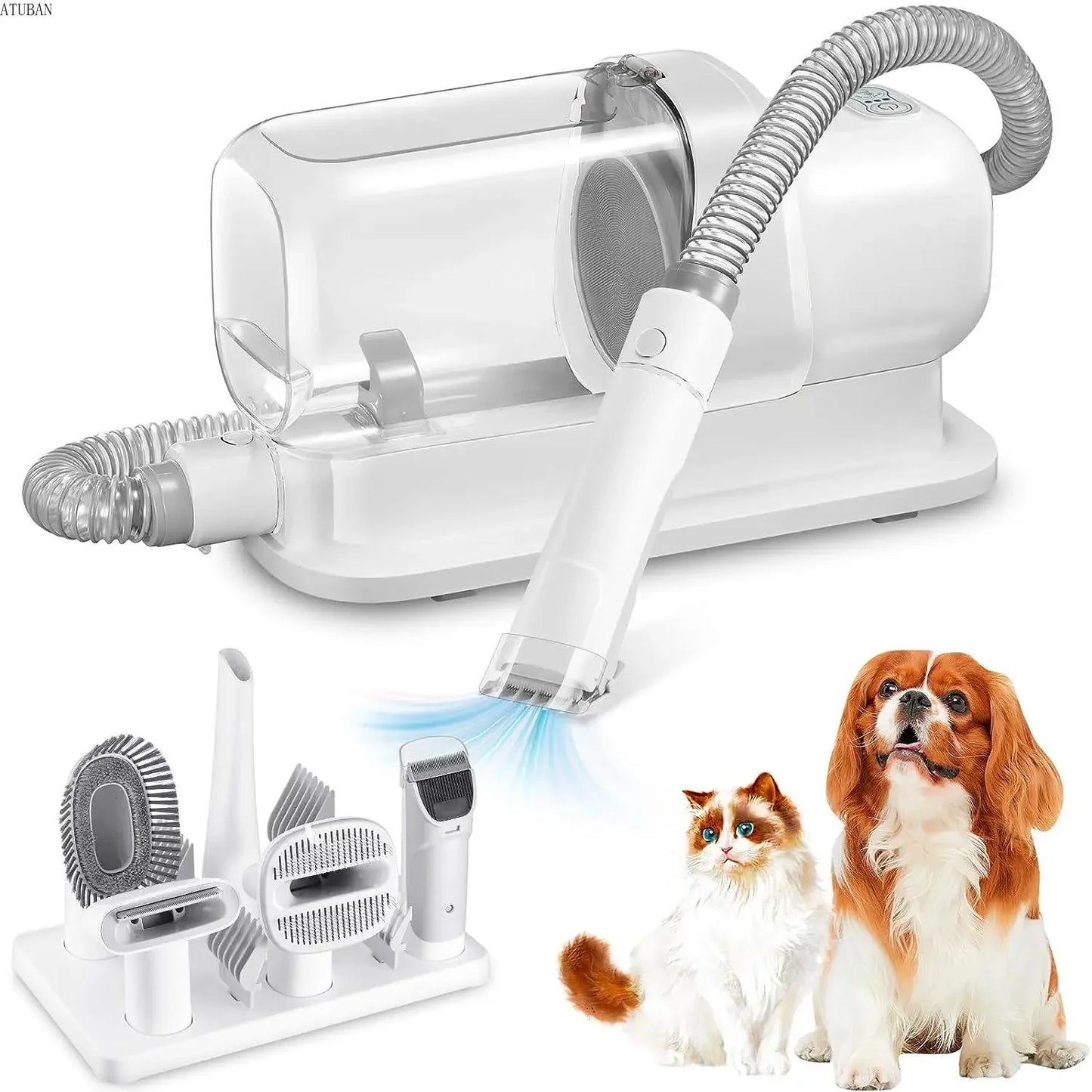 Olvídate del Pelo en Casa – Aspiradora Con Filtro HEPA, Silenciosa, con Cepillo para Mascotas y Recipiente de 2,3L