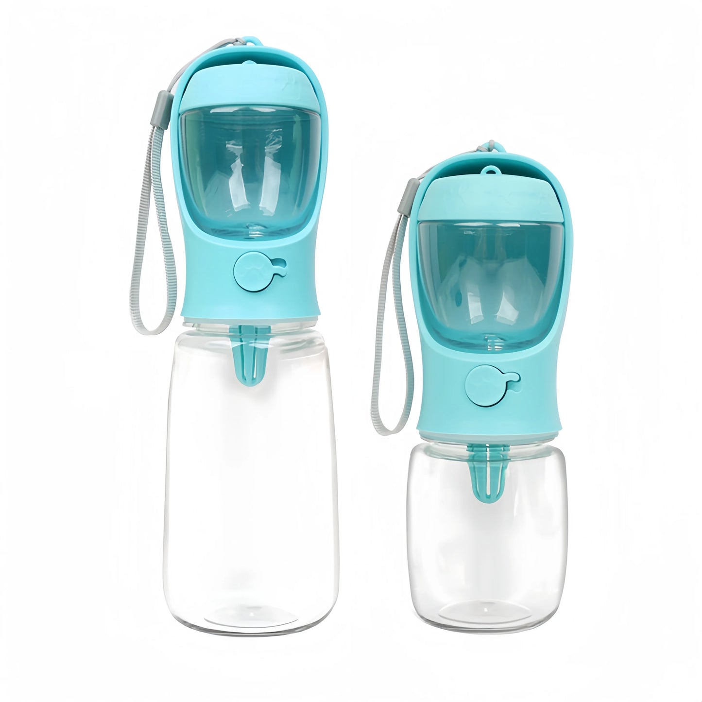 Botella Portátil 2 en 1 para Mascotas – Agua y Comida en un Solo Dispositivo para Viajes
