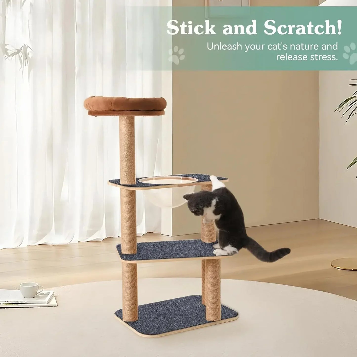 Alfombra Antiarañazos para Gatos – Autoadhesiva y Reutilizable – Protección de Sofás, Paredes y Muebles