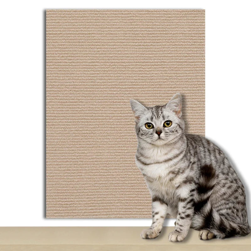 Rascador para Gatos de 3 Capas – Tela Reforzada – Ideal para Uñas y Protección de Muebles