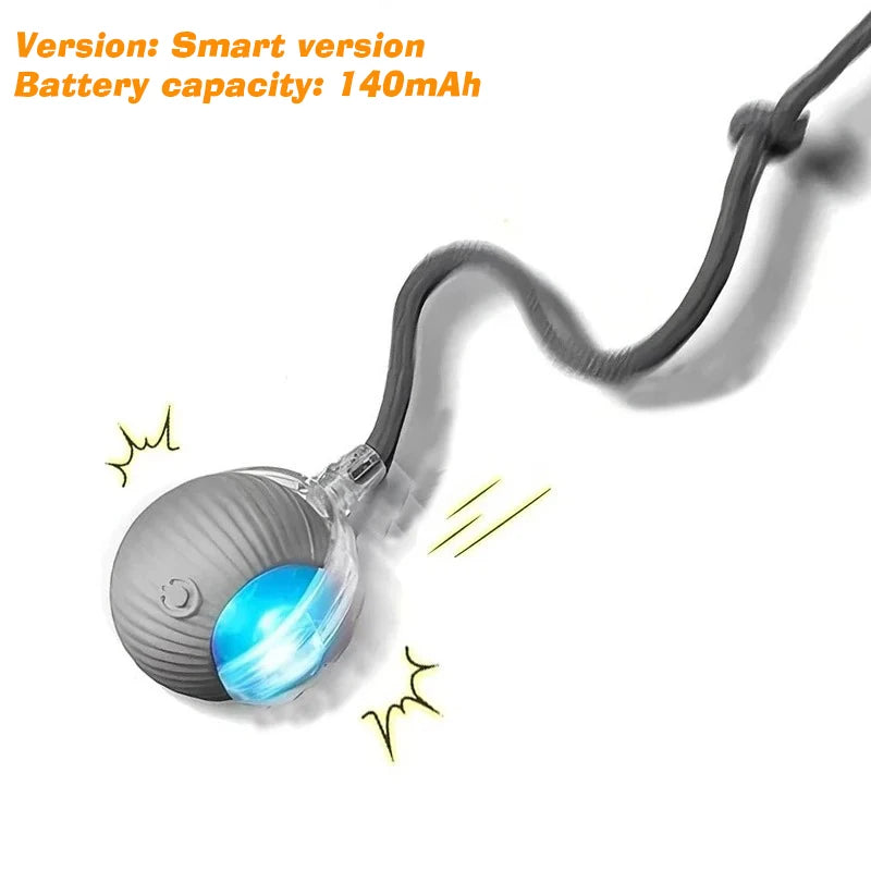 Juguete Interactivo Inteligente para Gatos y Perros con Mando y Sensor de Obstáculos – Recargable USB y Modo Autónomo