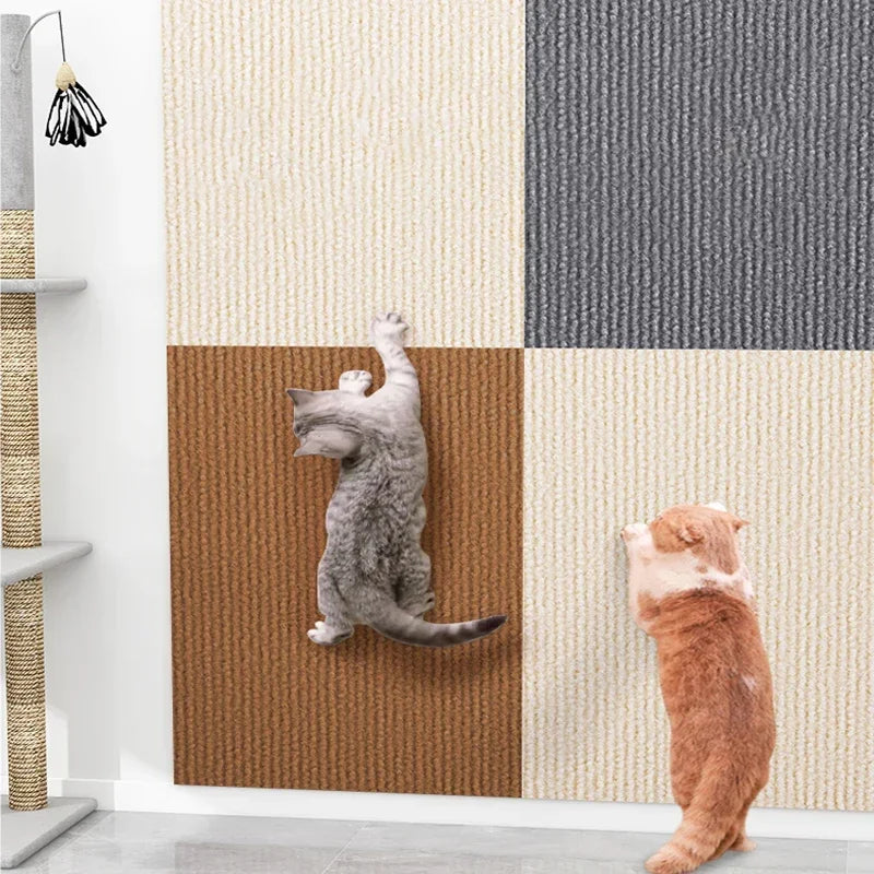 Rascador para Gatos de 3 Capas – Tela Reforzada – Ideal para Uñas y Protección de Muebles